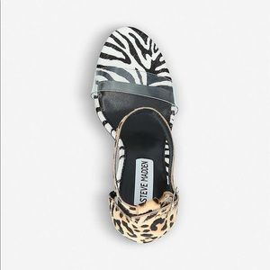 Steve Madden Carrson Sandals Animal Print